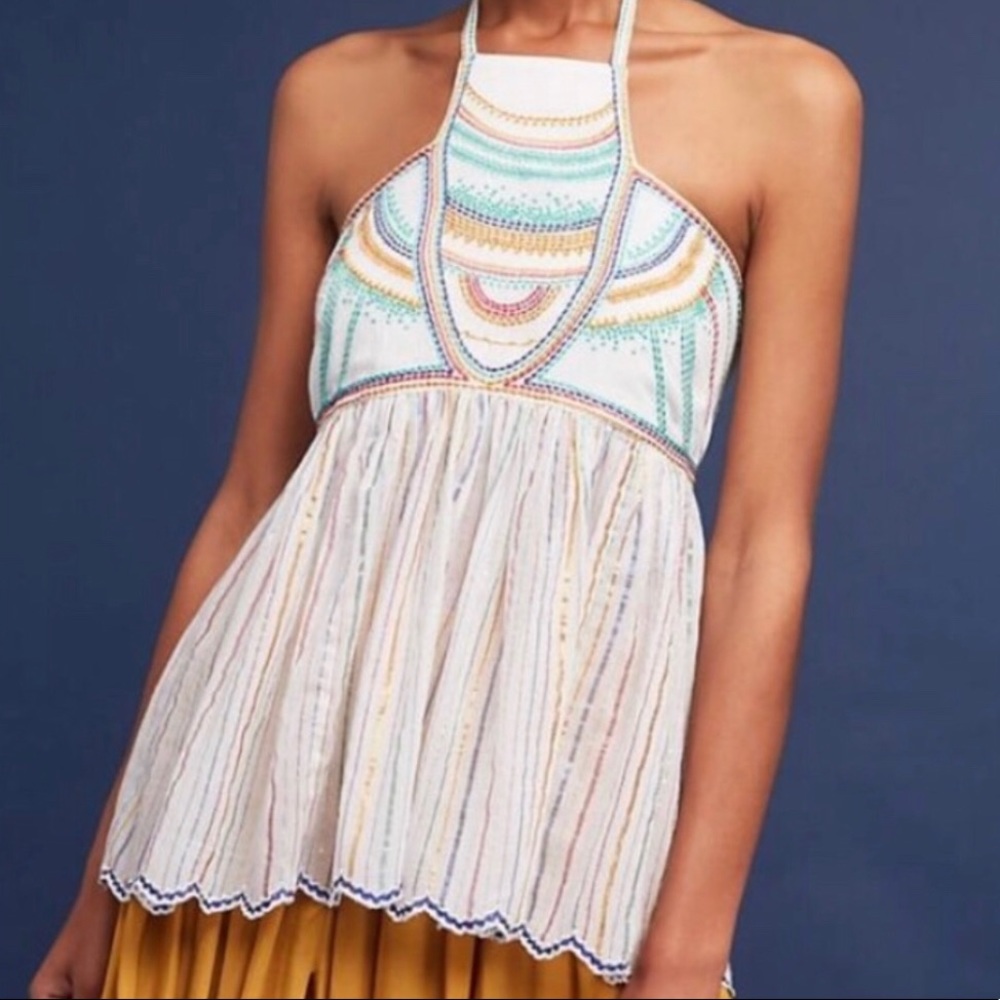 Athroplogie halter top